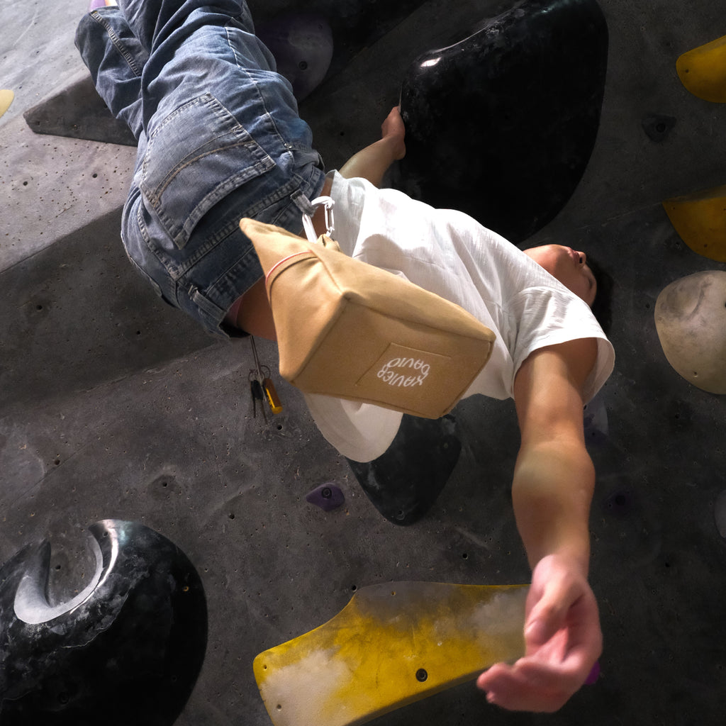 selvedge khaki chalk bag